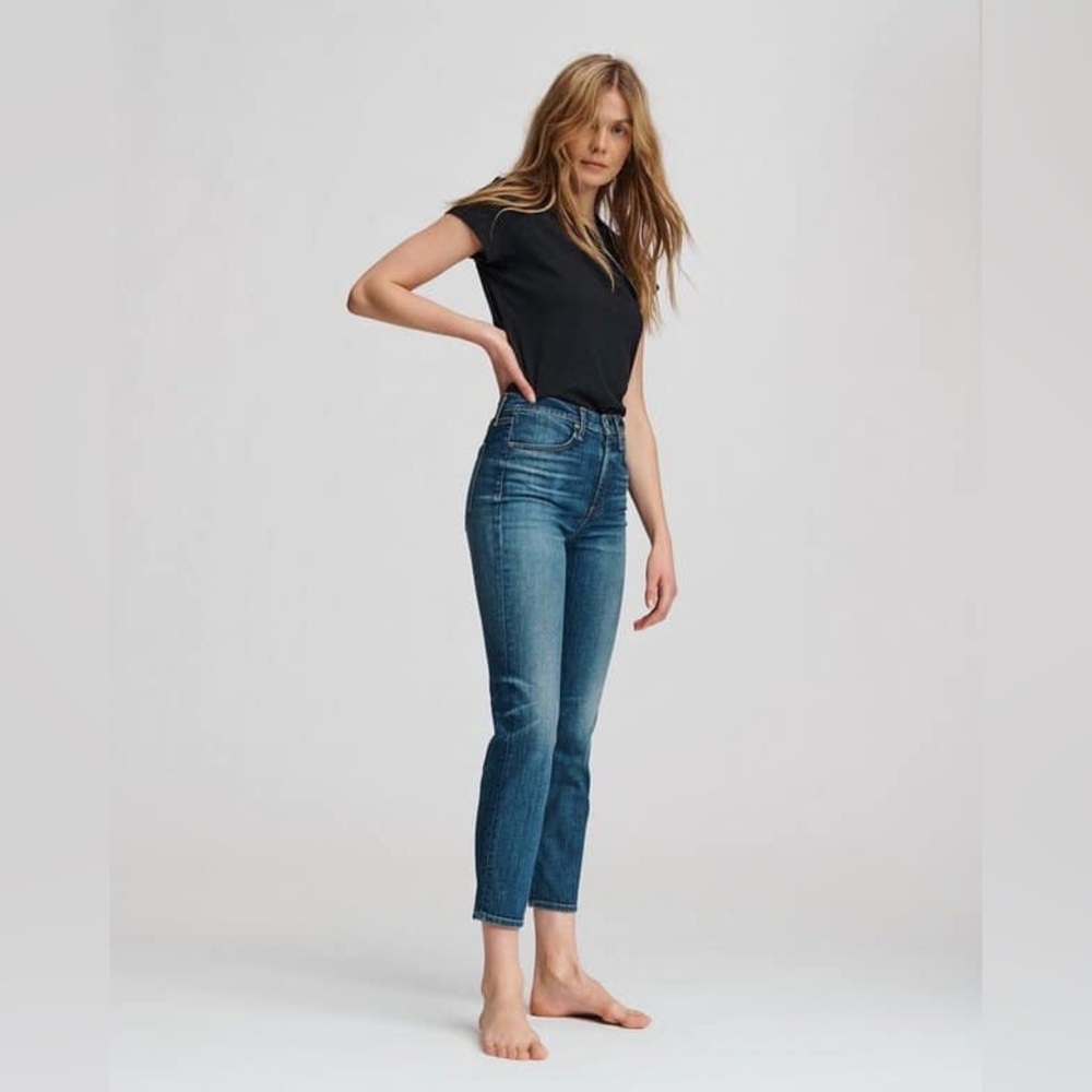 Rag & Bone Blue Ankle Jeans